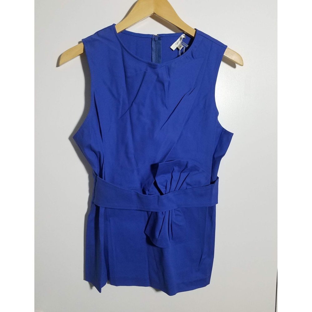 NWT Tyler Boe Erin Blouse, Blue (TB10)